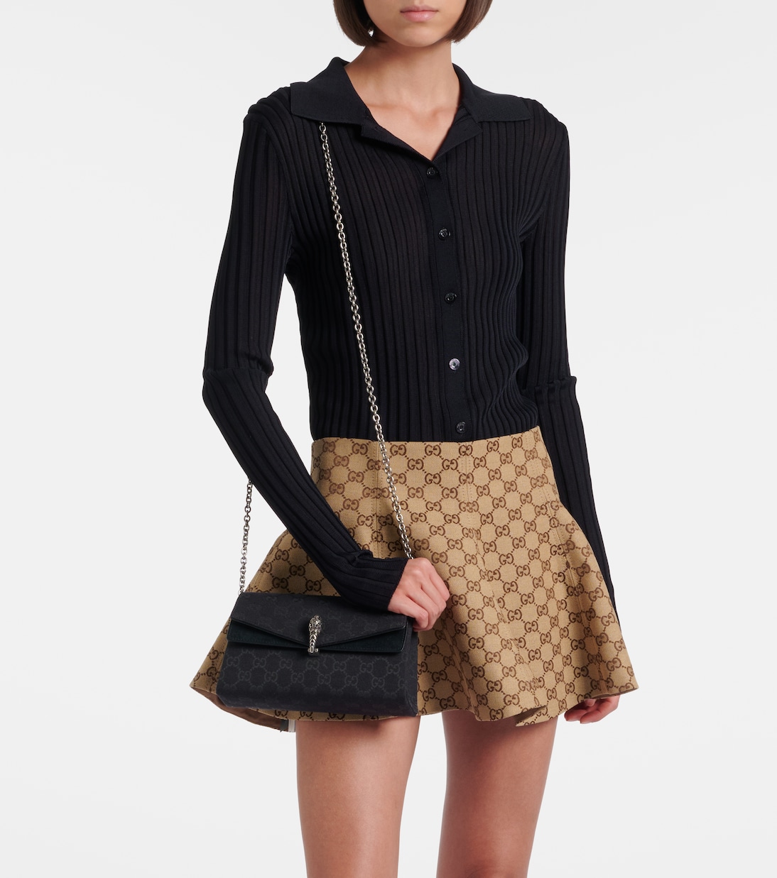 Dionysus Small GG canvas shoulder bag | Gucci