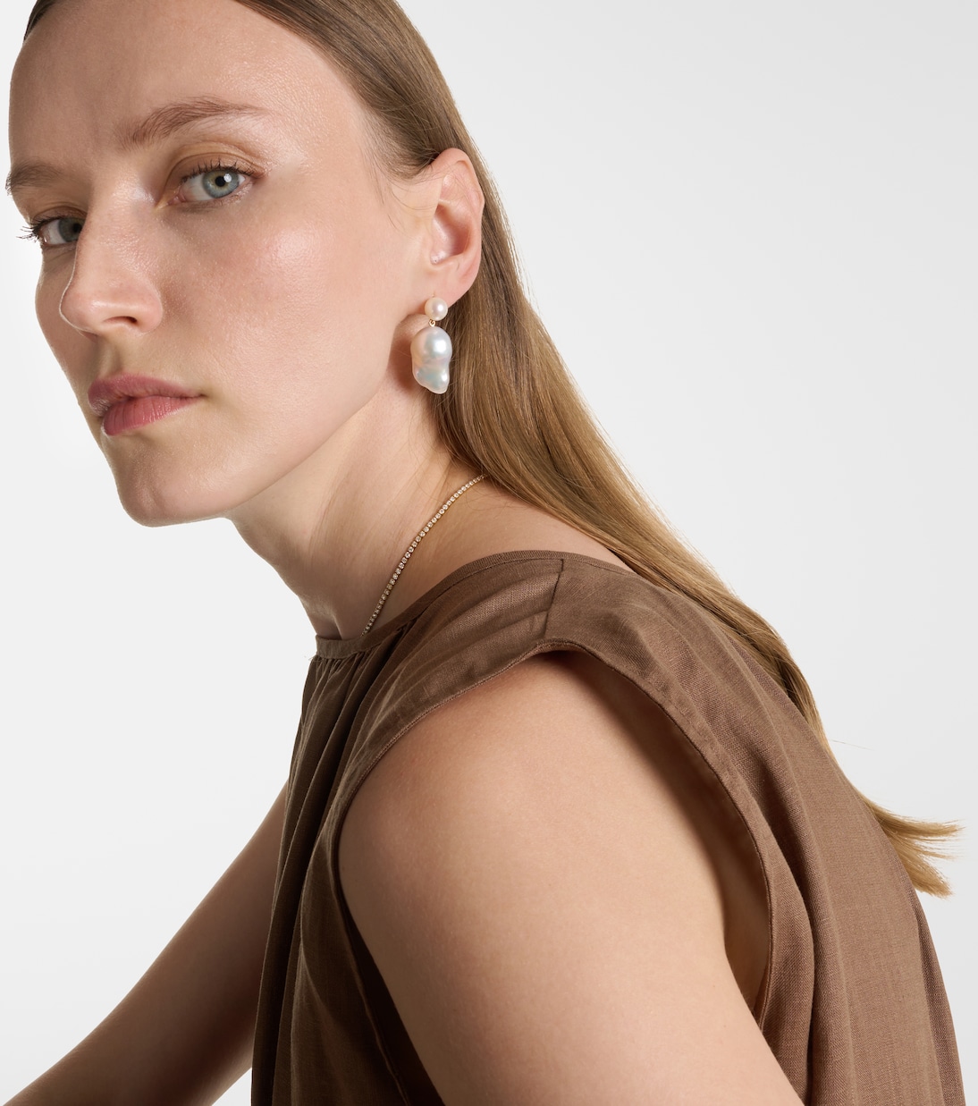 Venus Blac 14kt gold earrings with pearls | Sophie Bille Brahe