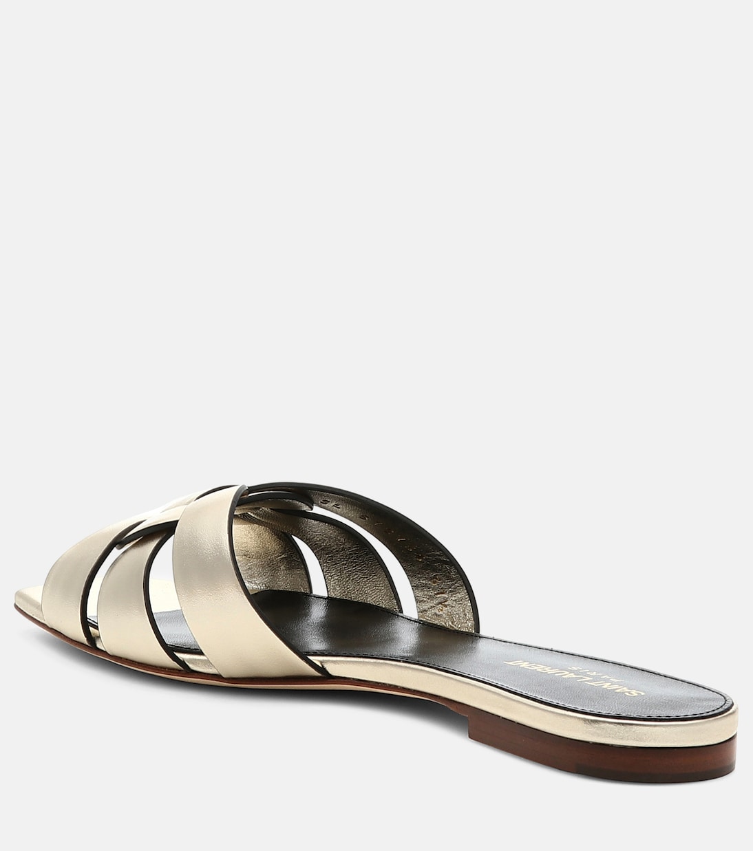 Tribute Nu Pieds 05 leather slides | Saint Laurent