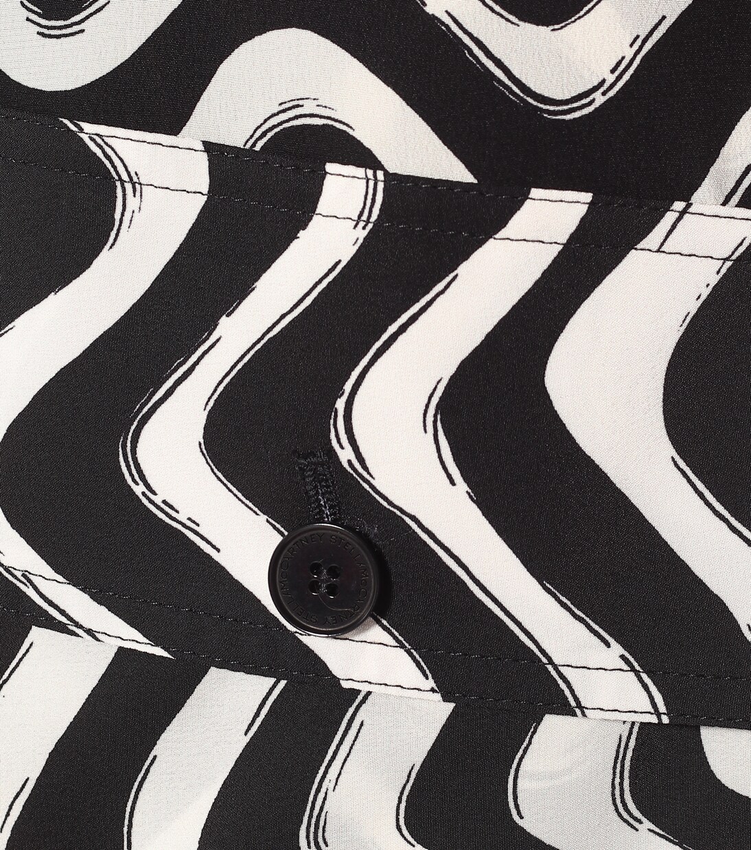 Pantalon carotte raccourci imprimé en soie | Stella McCartney