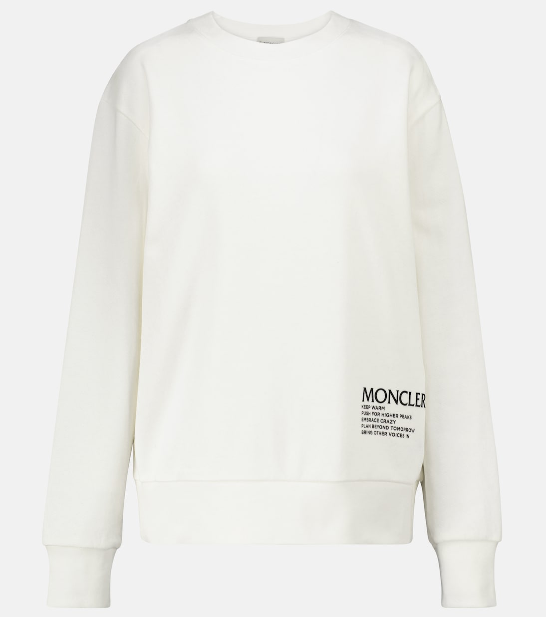 Sweat-shirt en coton mélangé | Moncler