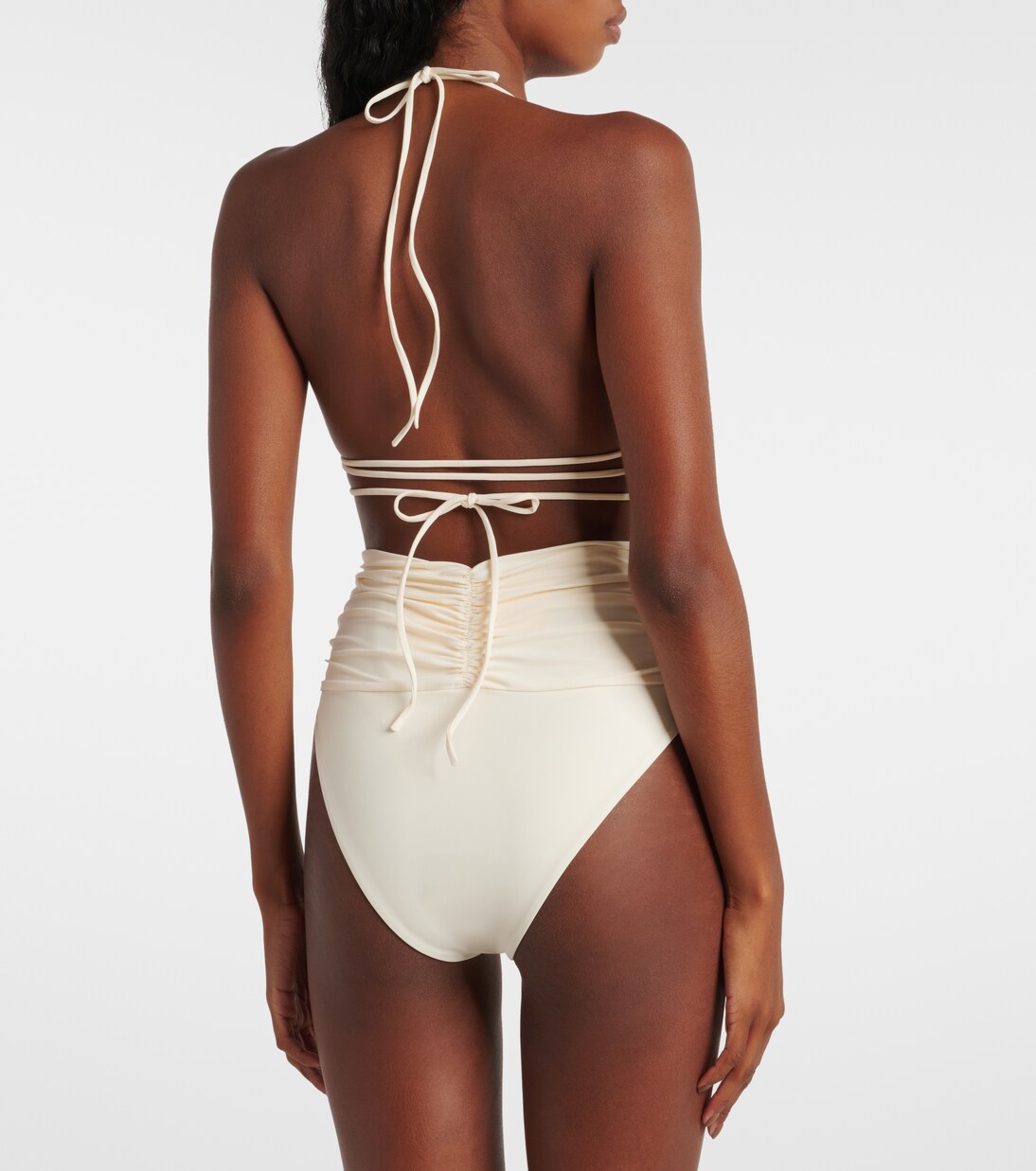 Haut de bikini triangle à fleurs | Magda Butrym