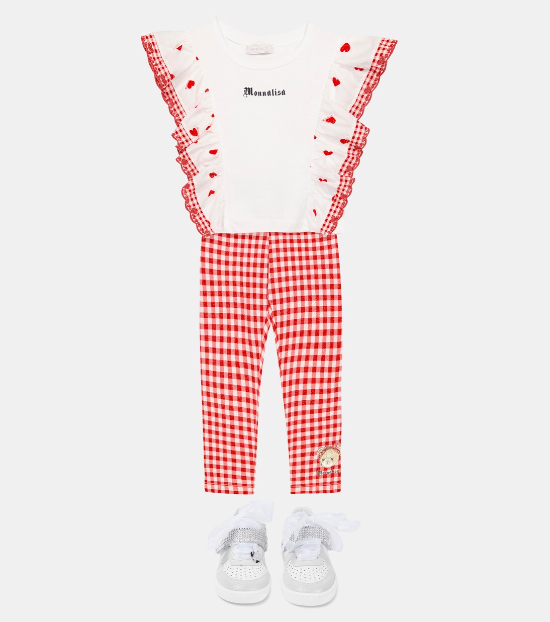 Printed cotton top | Monnalisa