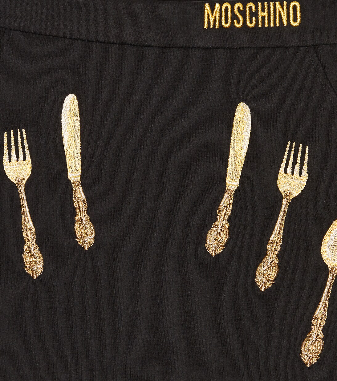Jupe brodée à logo | Moschino Kids