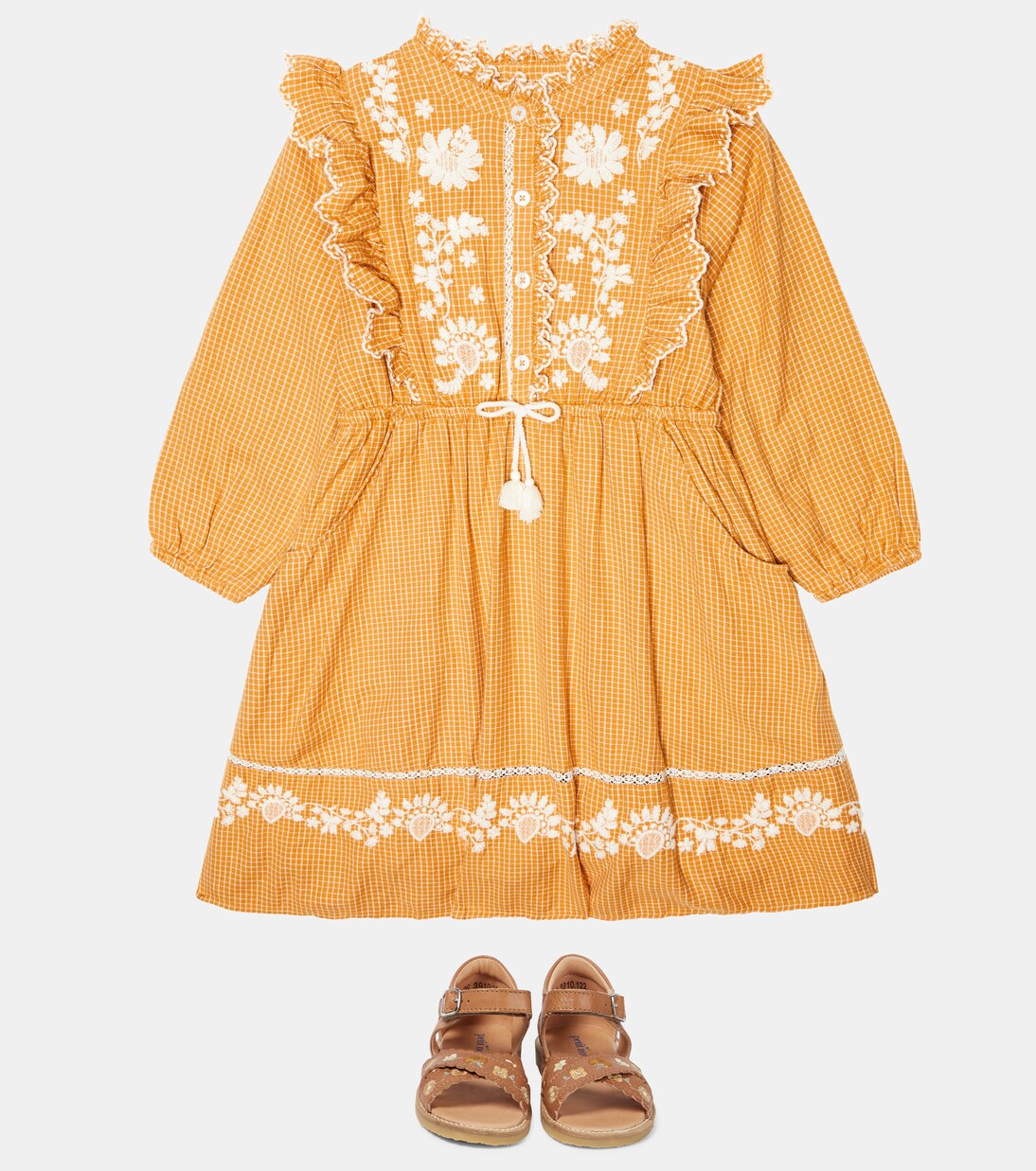 Kleid aus Baumwolle und Spitze | Louise Misha