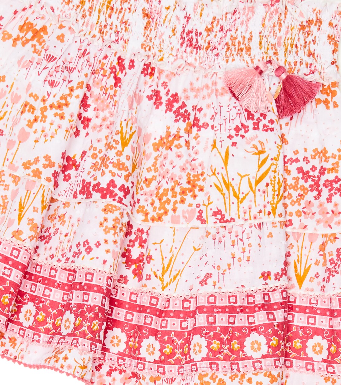 Ariel floral skirt | Poupette St Barth Kids