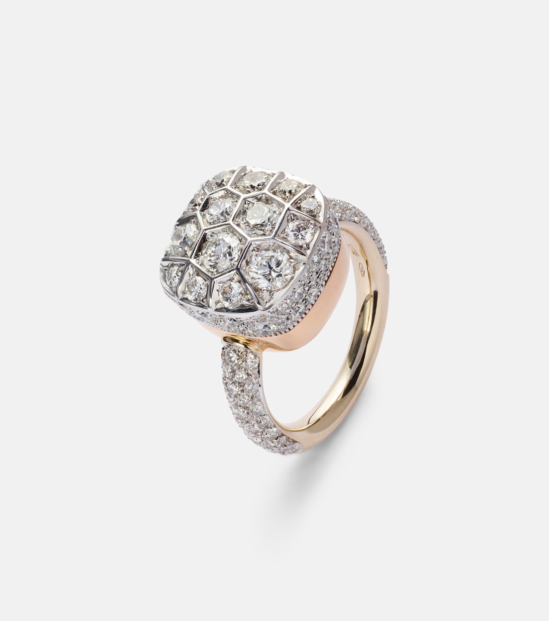 Bague Nudo Solitaire Assoluto en or 18 ct et diamants | Pomellato
