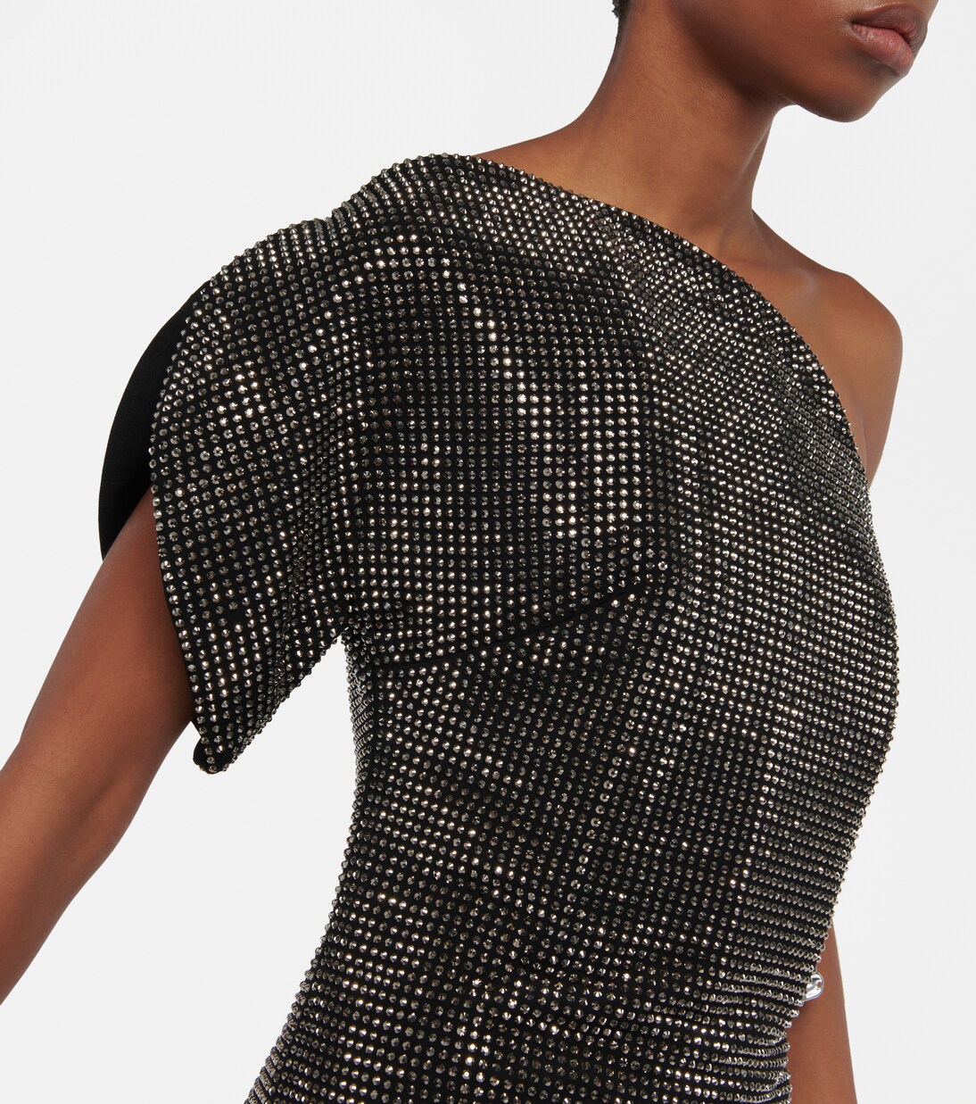 Robe asymétrique à cristaux | Roland Mouret