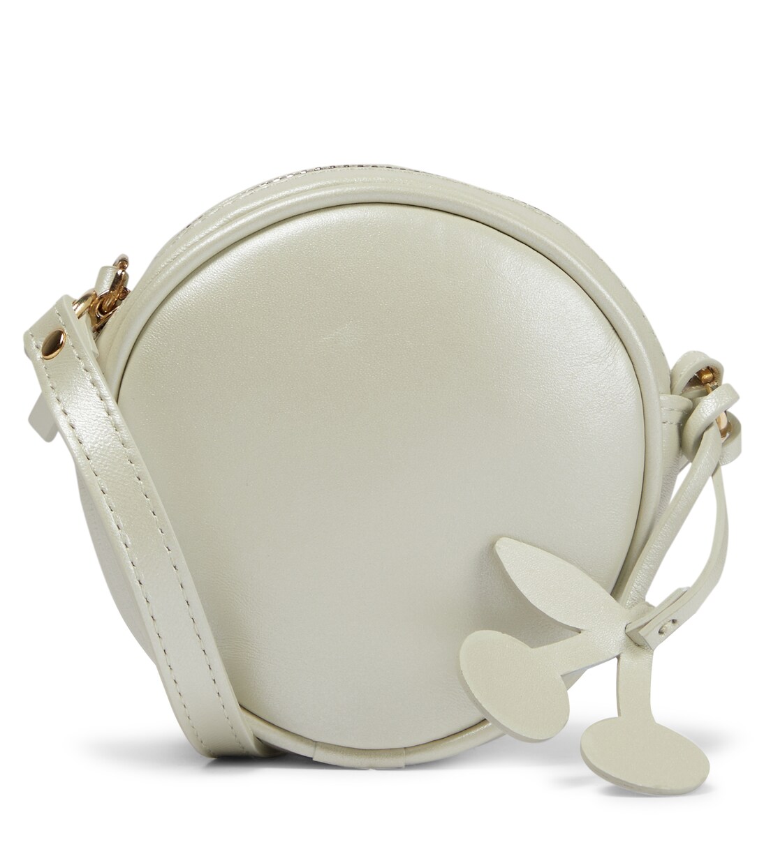 Minigomette leather shoulder bag | Bonpoint