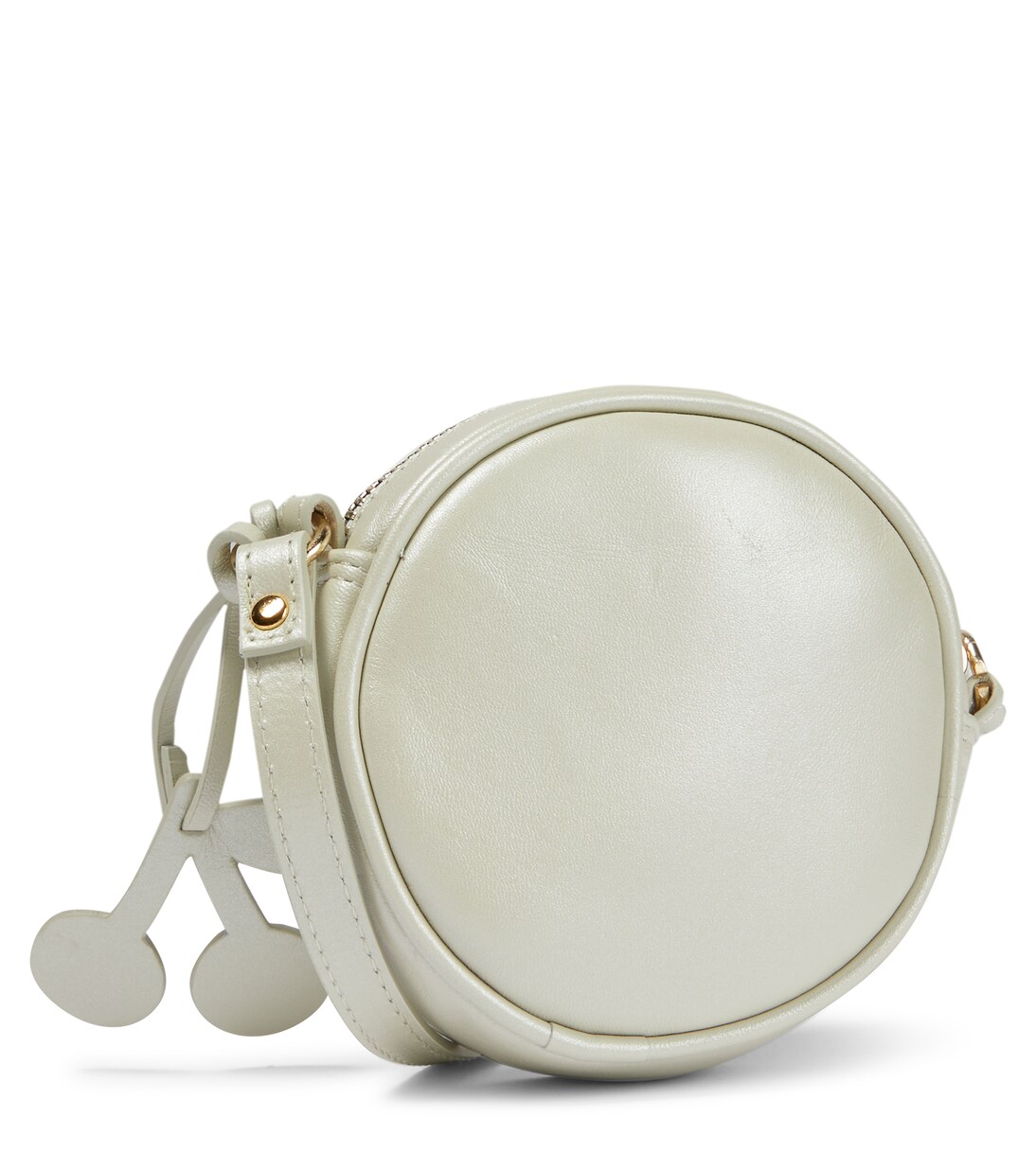 Minigomette leather shoulder bag | Bonpoint