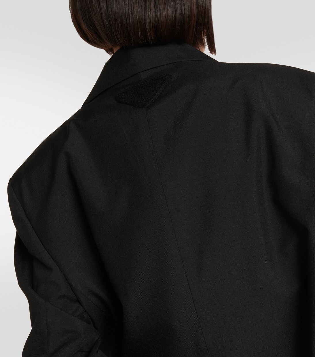 Bow-detail mohair coat | Prada