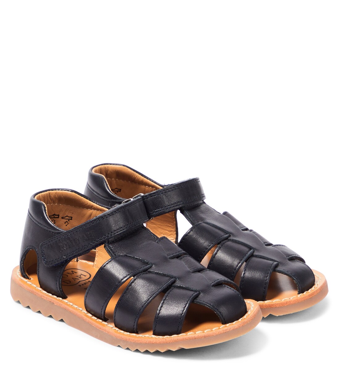 Sandalen Waff Papy aus Leder | Pom d'Api