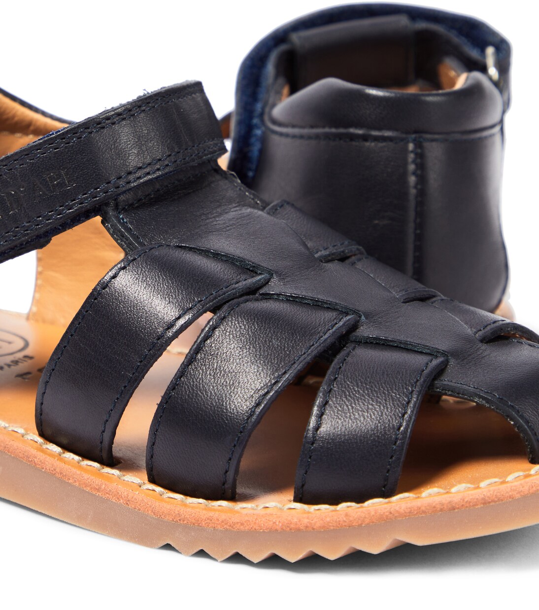 Sandalen Waff Papy aus Leder | Pom d'Api