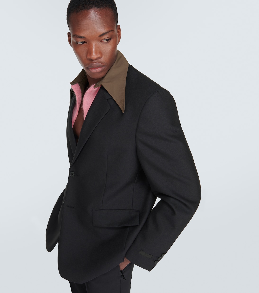 Wool and mohair suit jacket | Prada