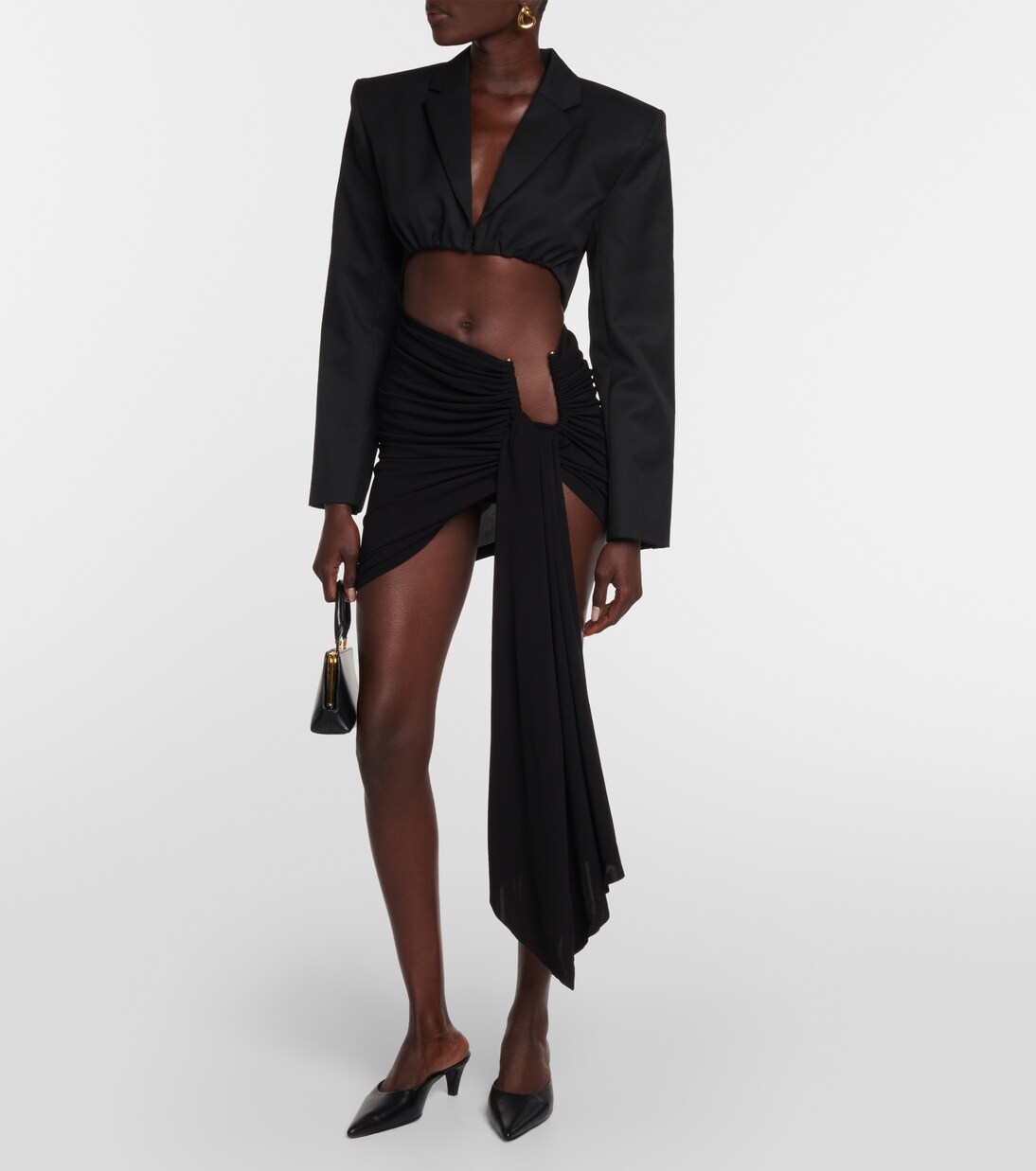 Arched Palm sash miniskirt | Christopher Esber