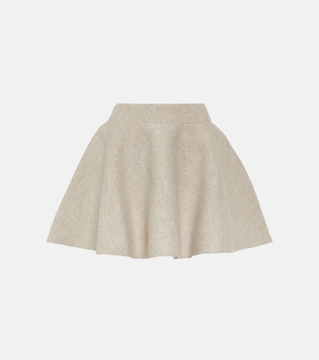 Flared wool-blend miniskirt | Alaïa