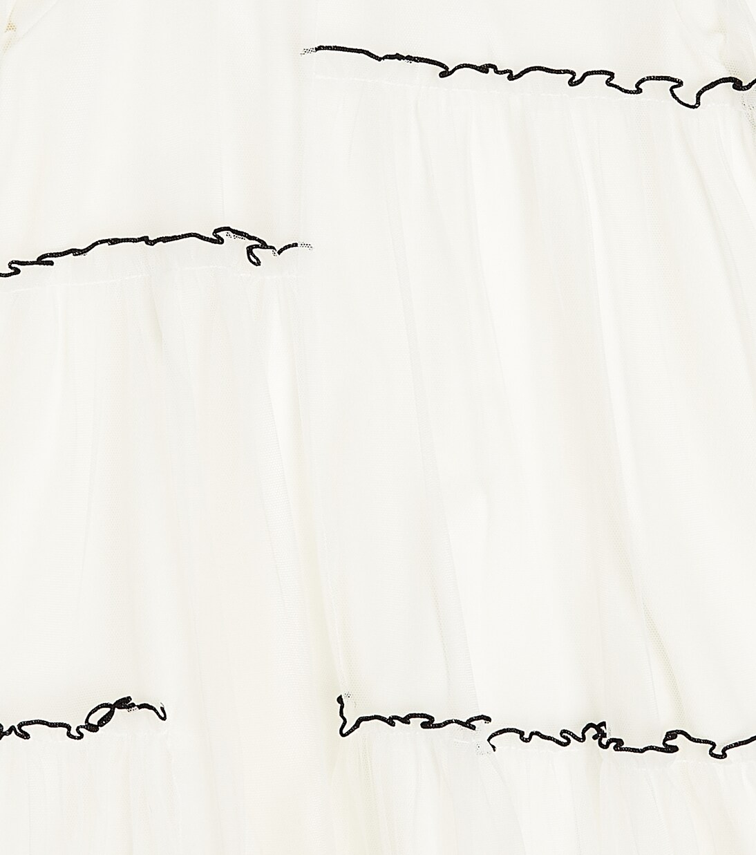 Tulle and cotton-blend jersey dress | Il Gufo