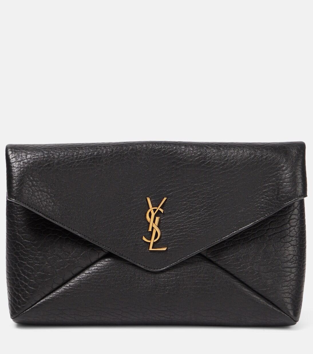 Pochette Cassandre Large en cuir | Saint Laurent