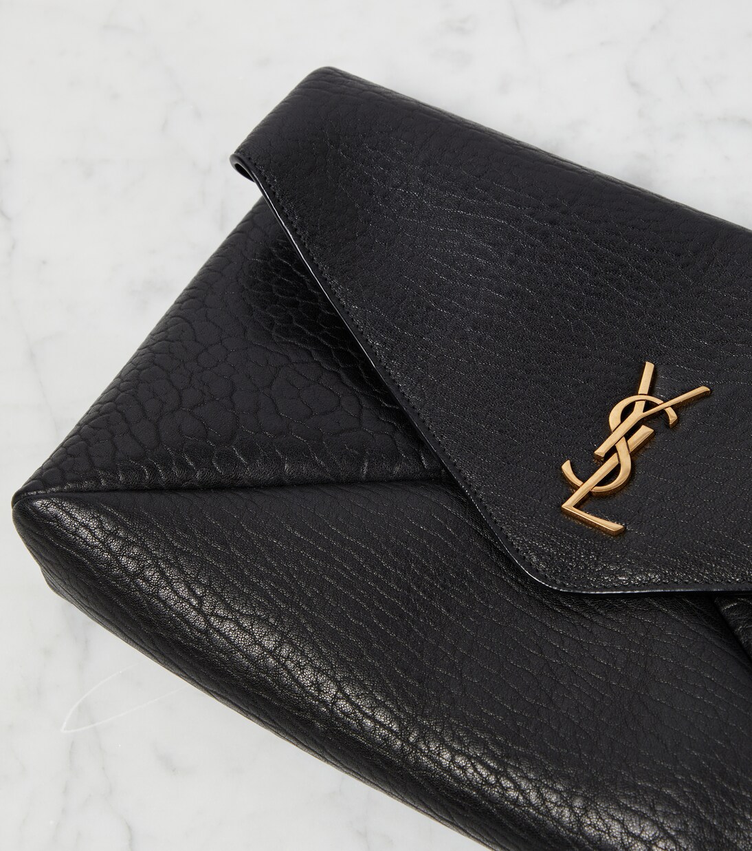 Pochette Cassandre Large en cuir | Saint Laurent