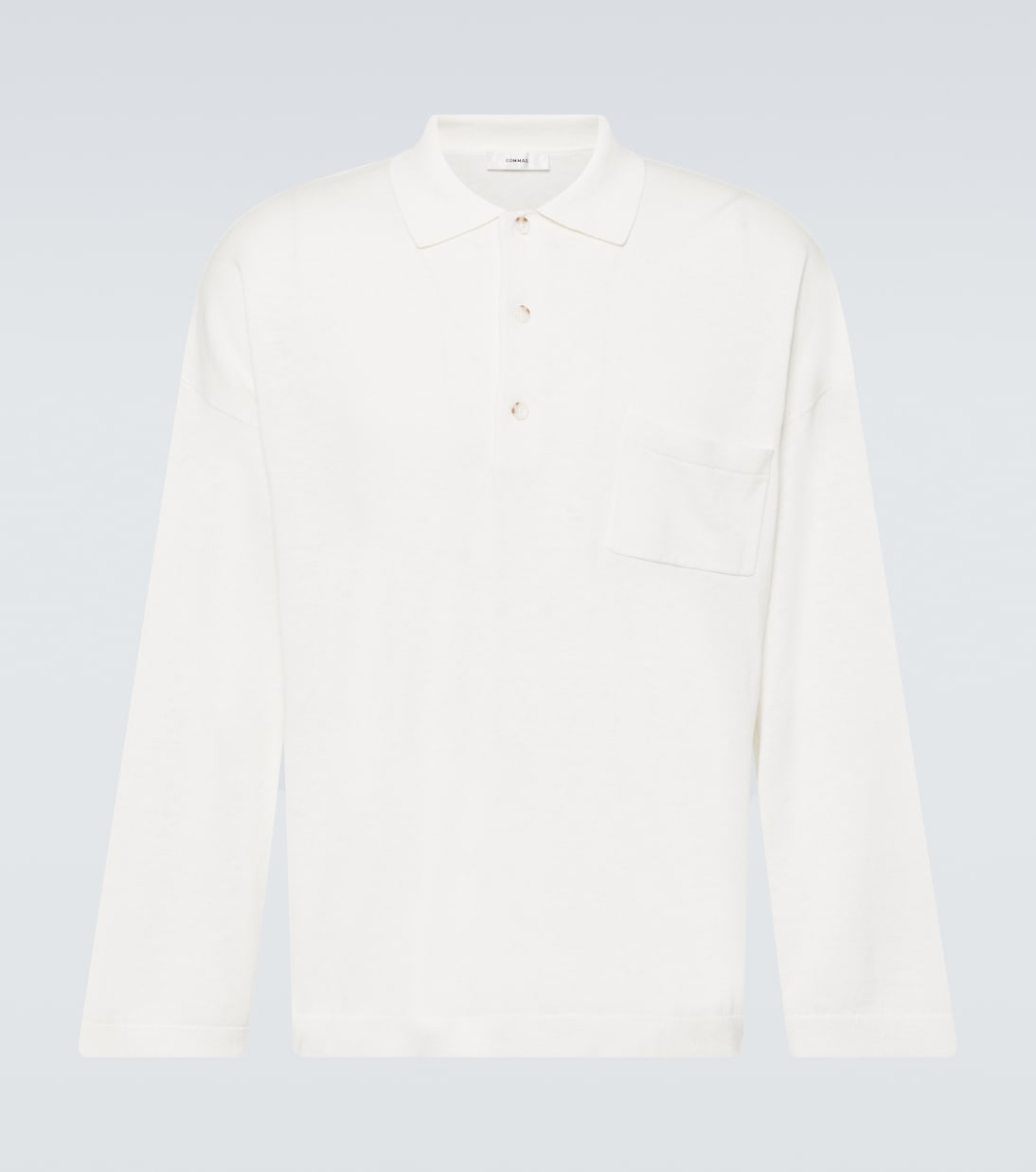 Oversized polo sweater | Commas