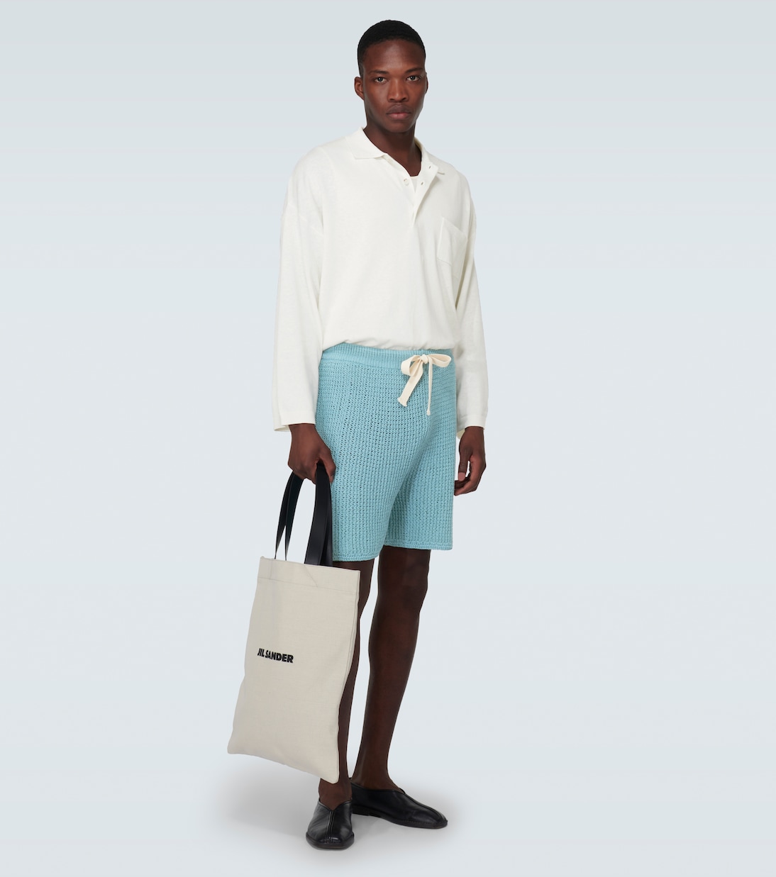 Oversized polo sweater | Commas