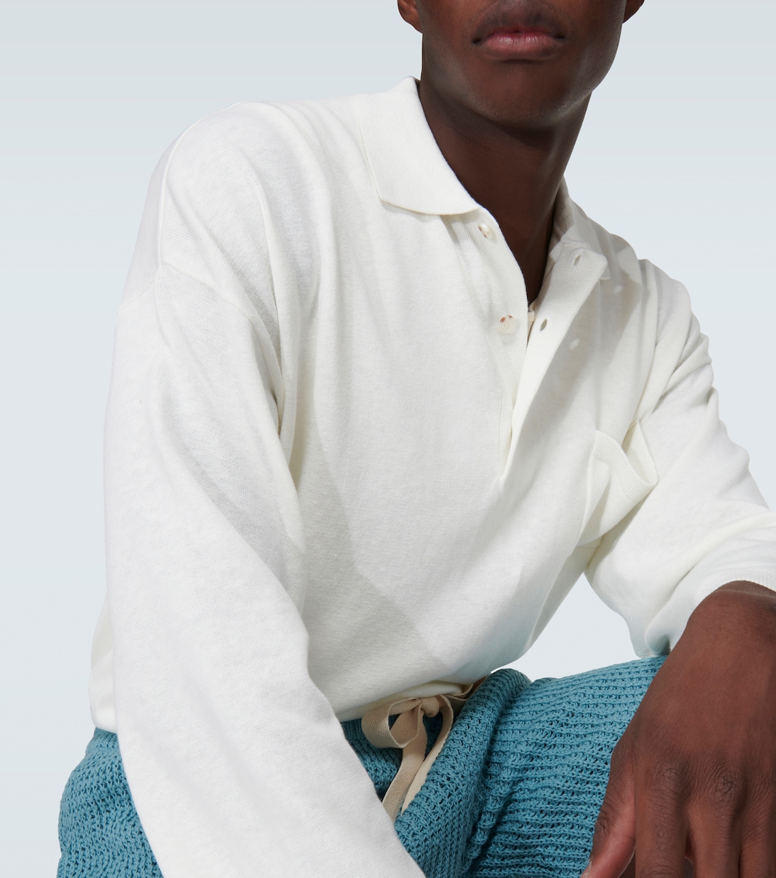 Oversized polo sweater | Commas