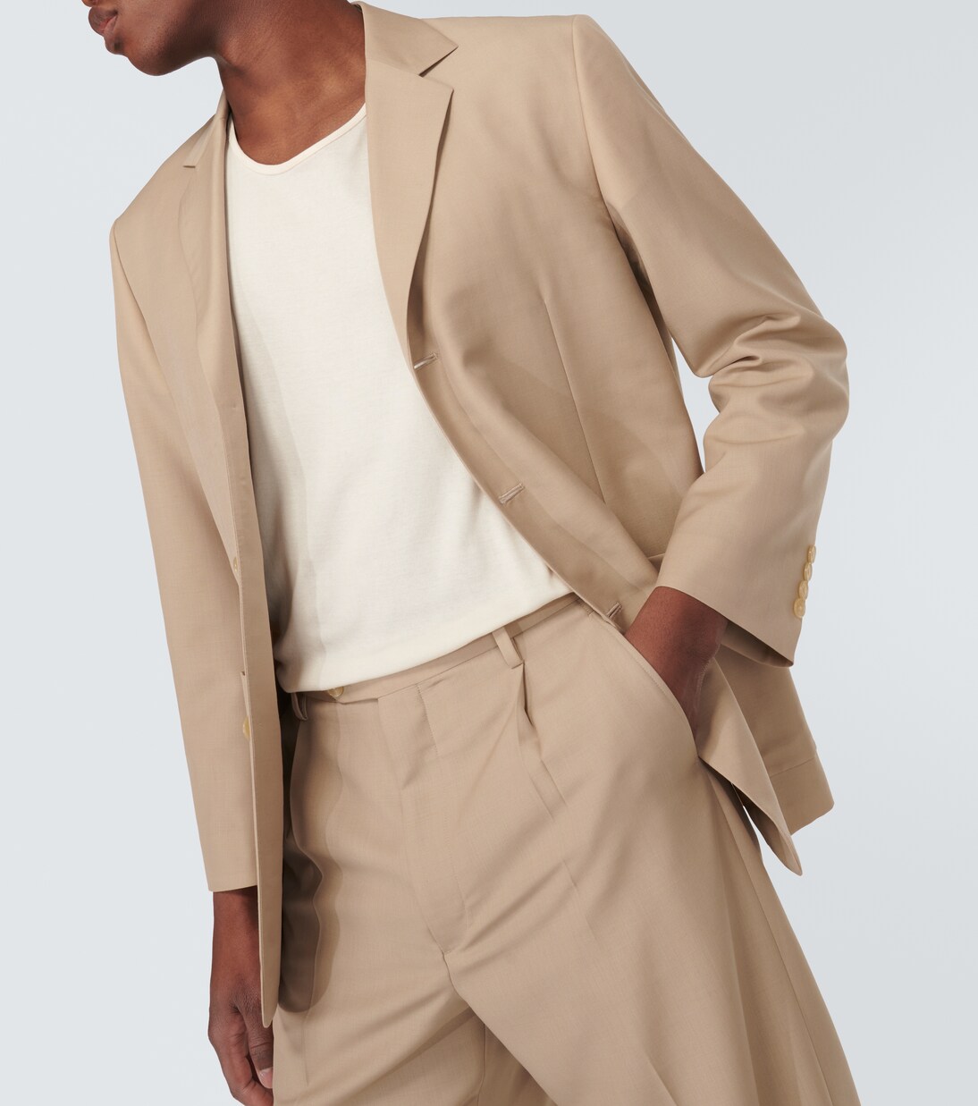 Blazer en laine et mohair | Auralee