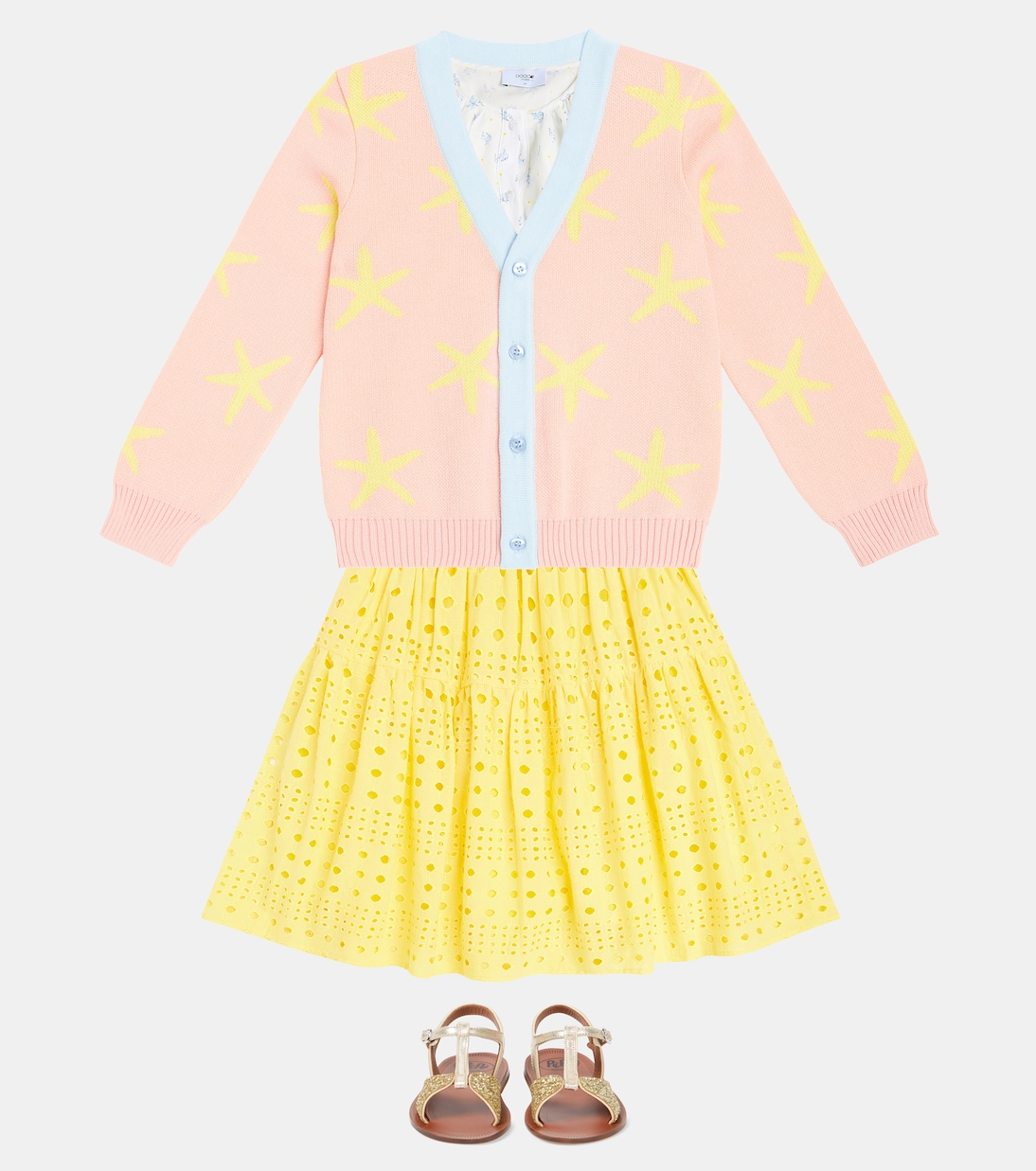 Glitter leather sandals | PèPè