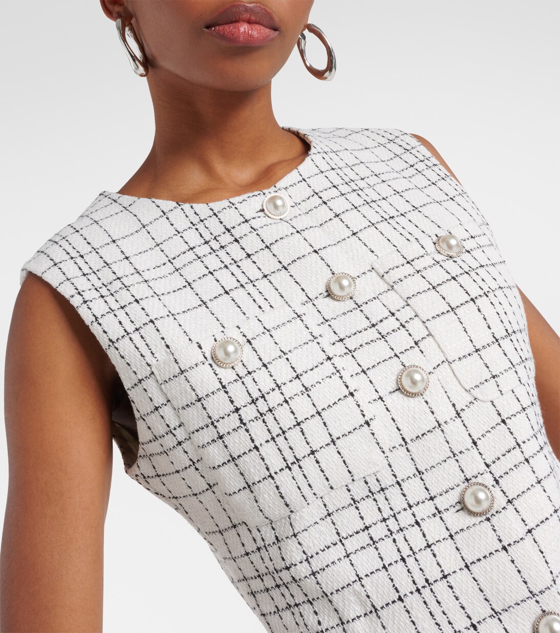 Grace checked knitted minidress | Same