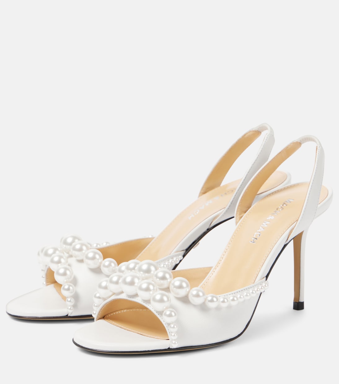 Sirene embellished leather sandals | Mach & Mach
