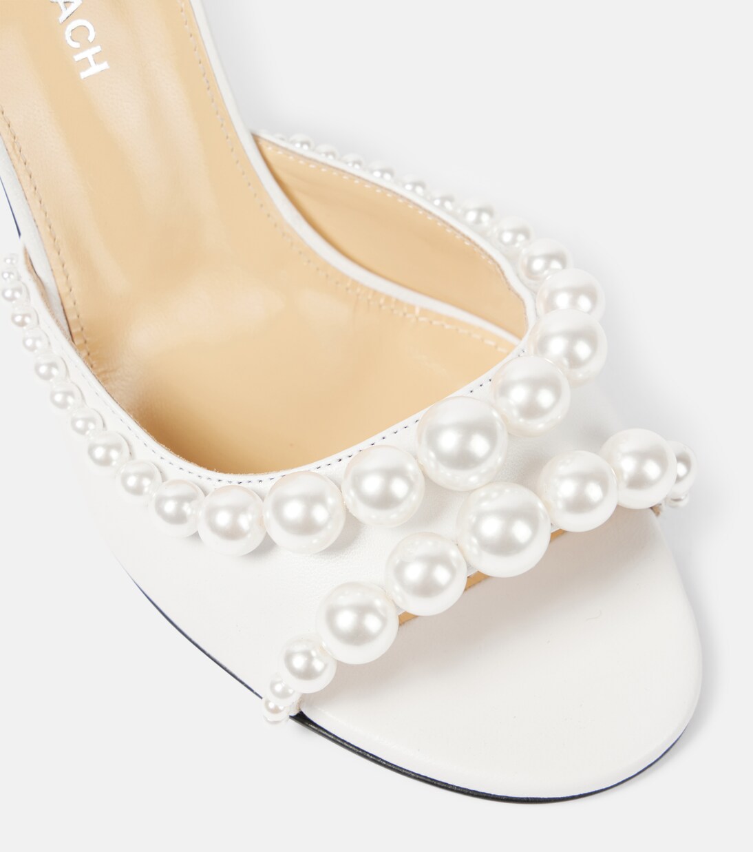 Sirene embellished leather sandals | Mach & Mach