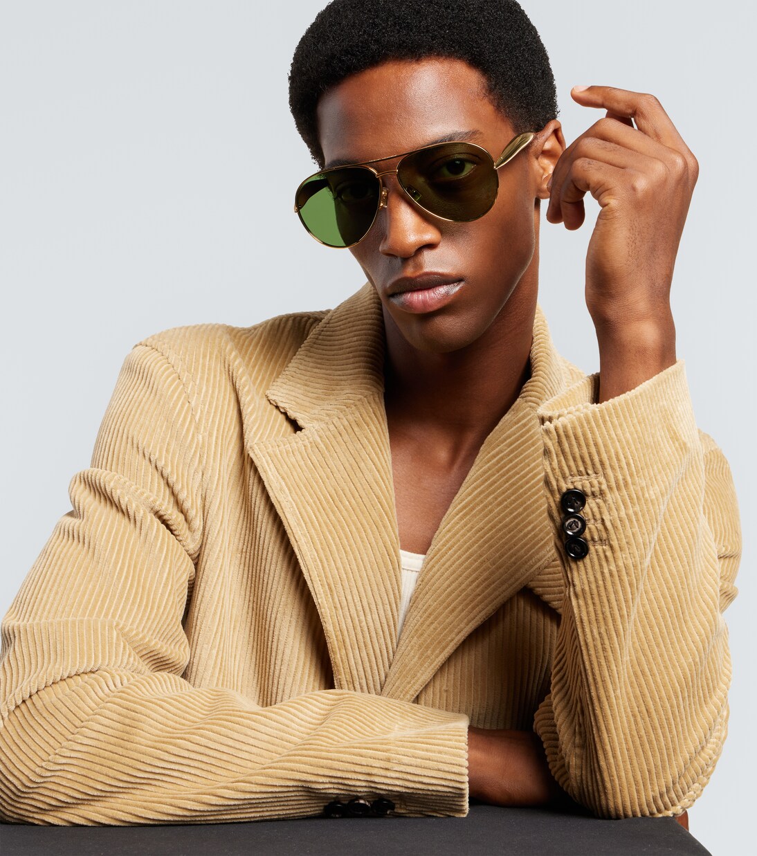 Sardine aviator sunglasses | Bottega Veneta