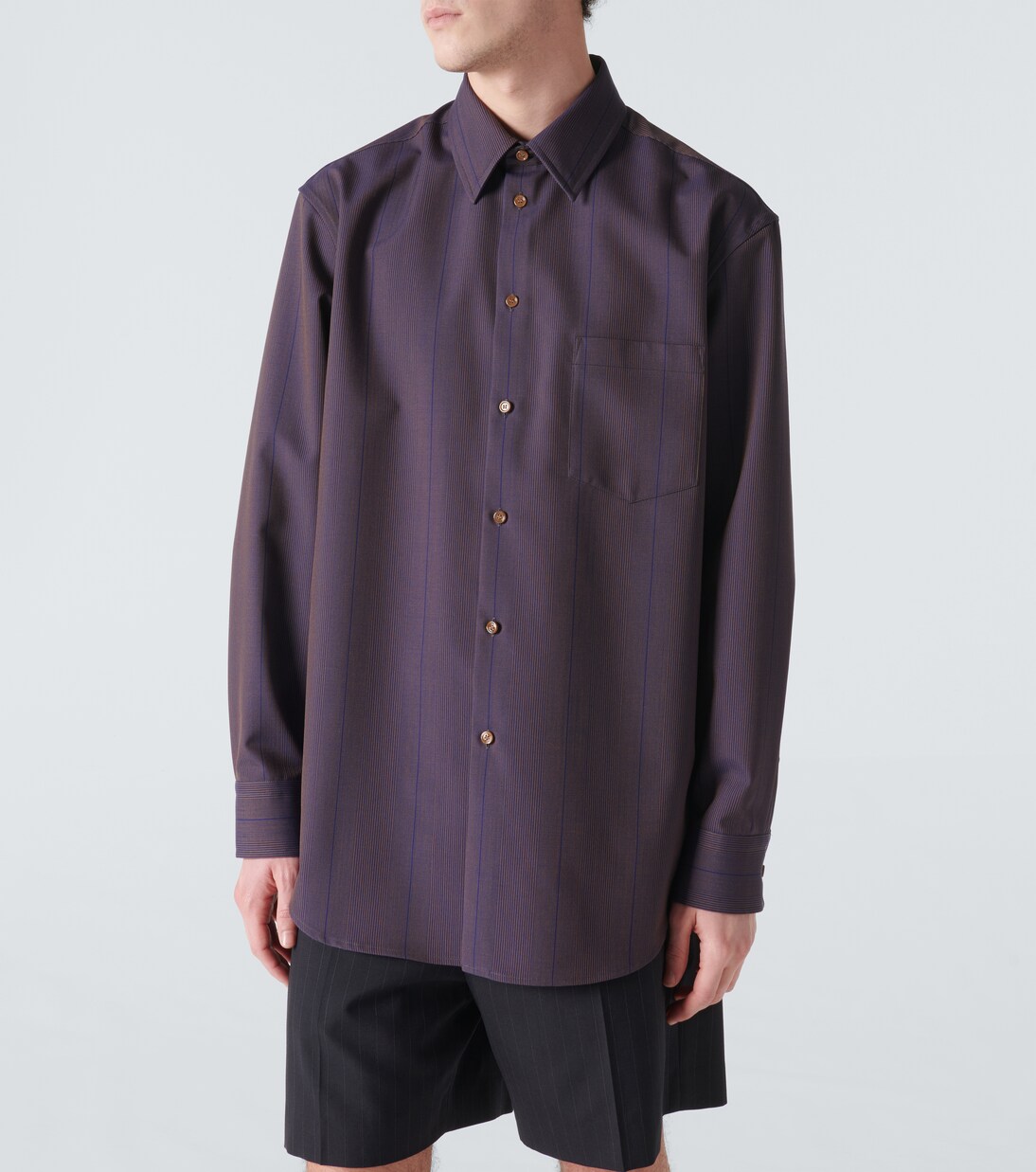 Striped wool shirt | Burberry