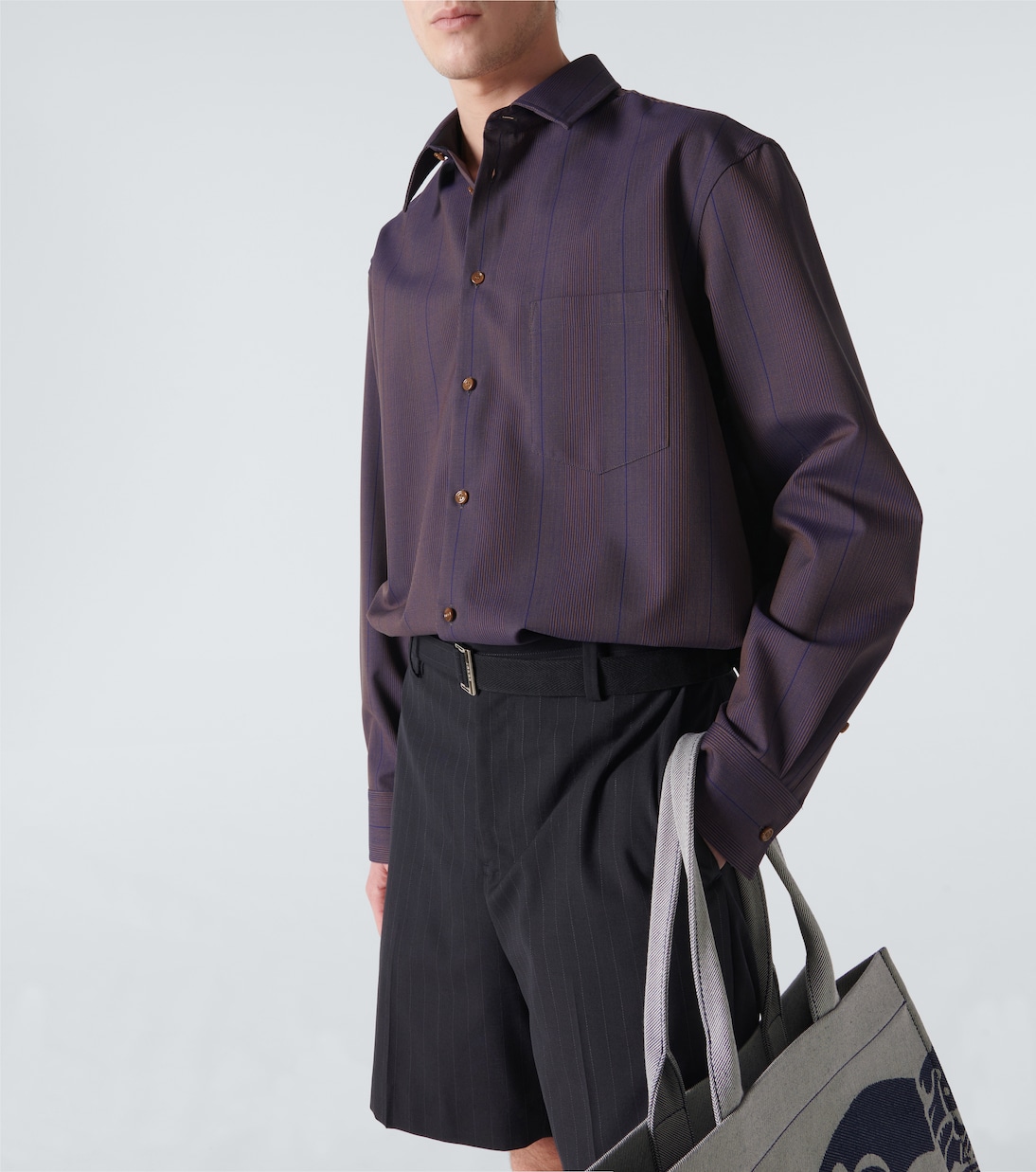 Striped wool shirt | Burberry