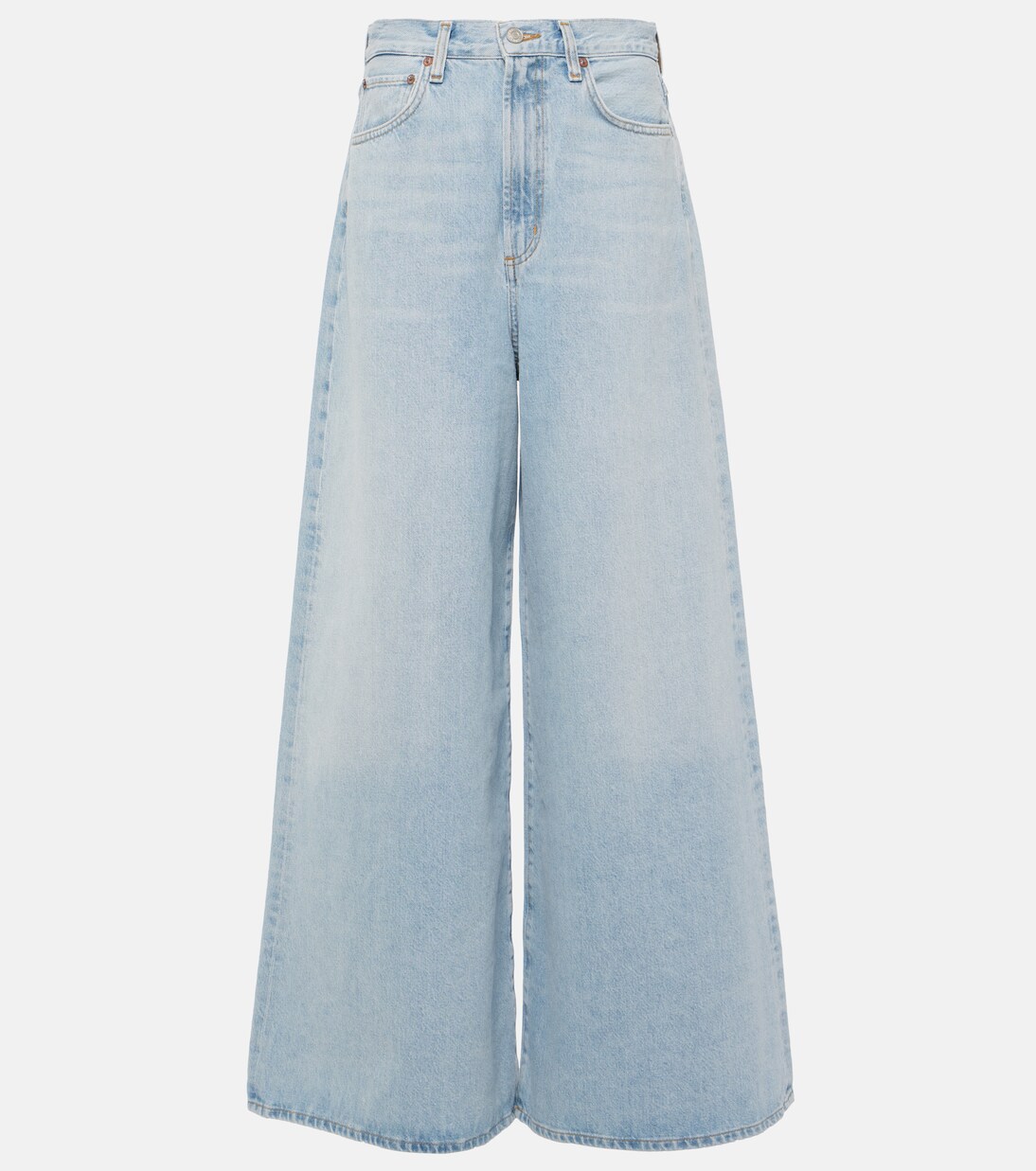 Mid-Rise Wide-Leg Jeans Nolan | Agolde