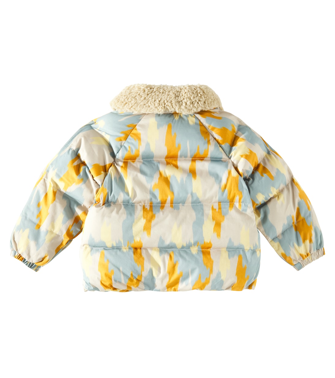 Camo padded cotton jacket | Tinycottons