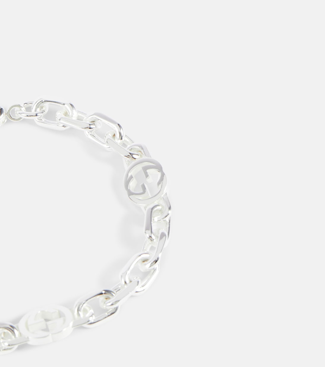 Pulsera Interlocking G de plata de ley | Gucci