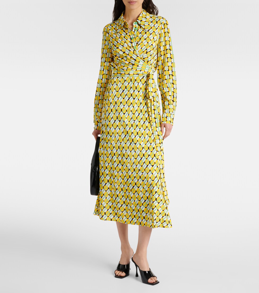Abito midi Tori in jersey con stampa | Diane von Furstenberg