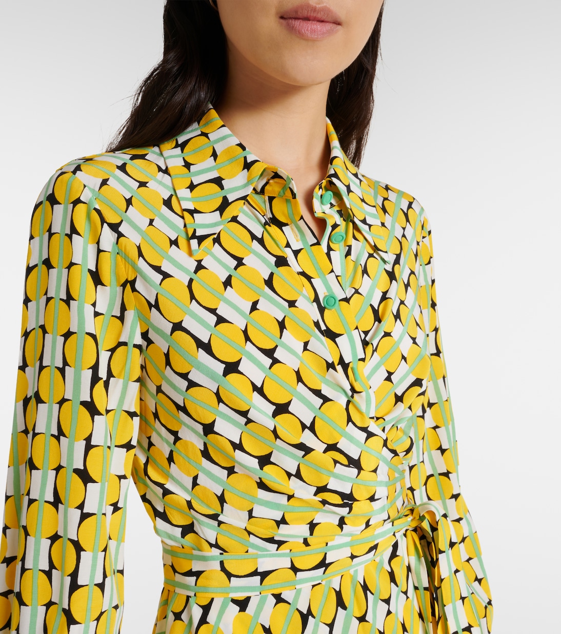 Abito midi Tori in jersey con stampa | Diane von Furstenberg