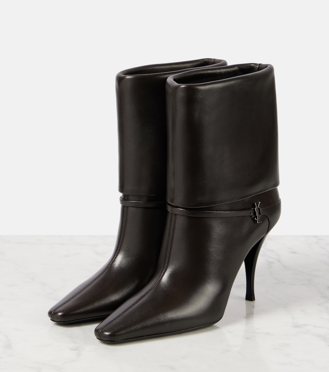 Ankle Boots Niki 90 aus Leder | Saint Laurent