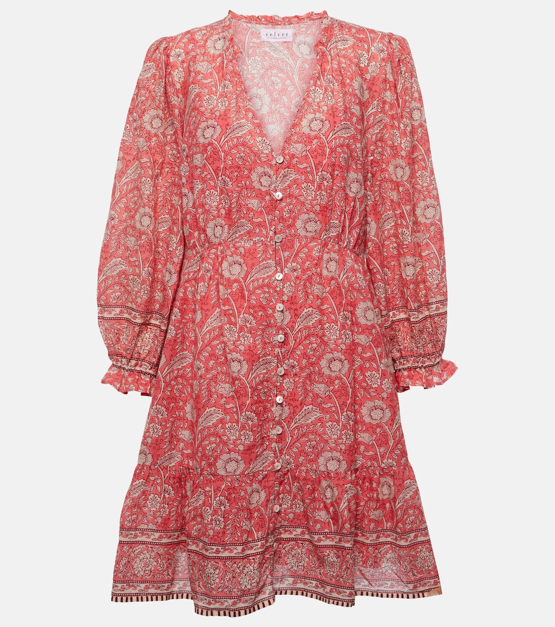 Miniabito Mary in cotone con stampa | Velvet