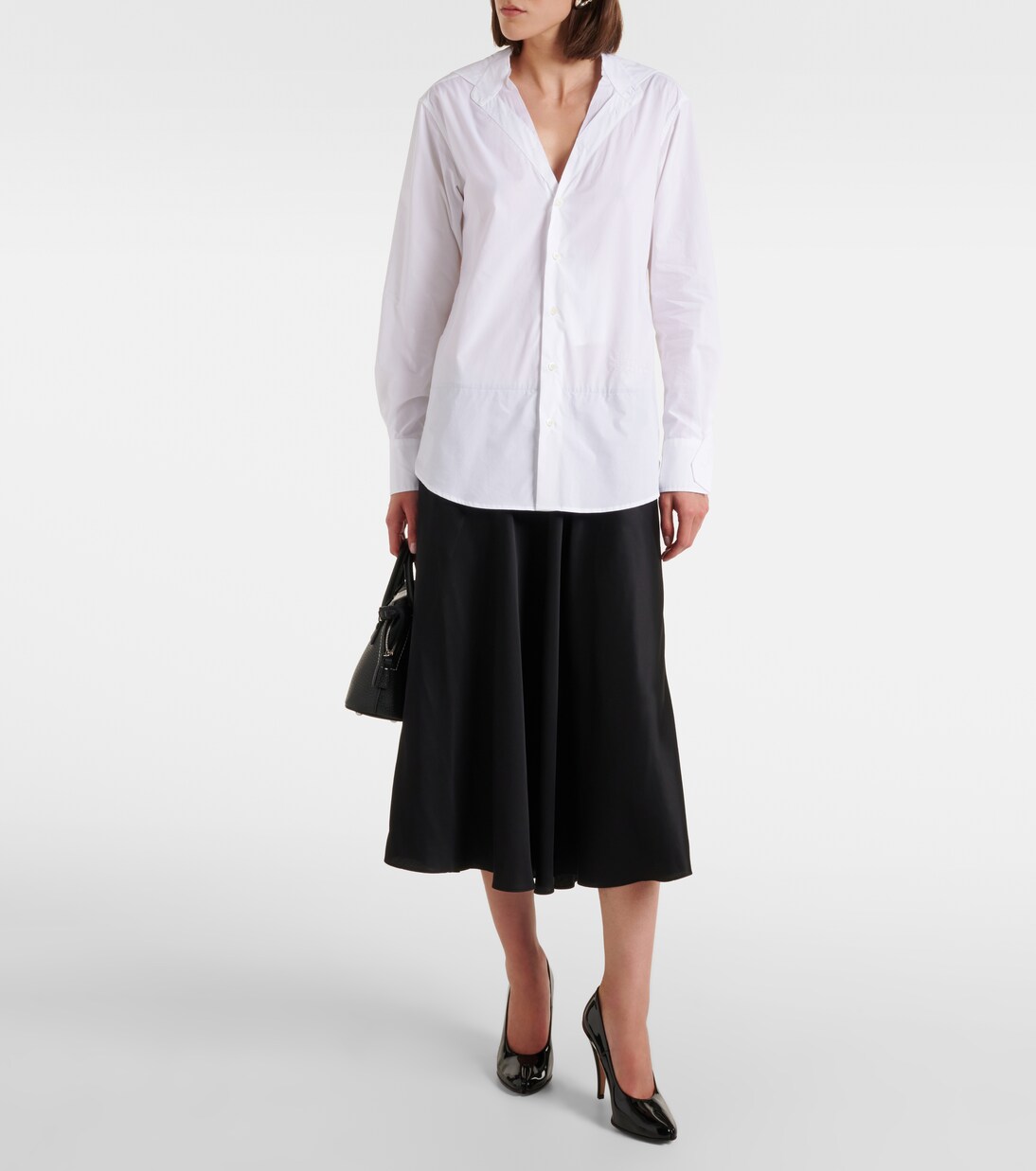 Robe midi en coton | MM6 Maison Margiela