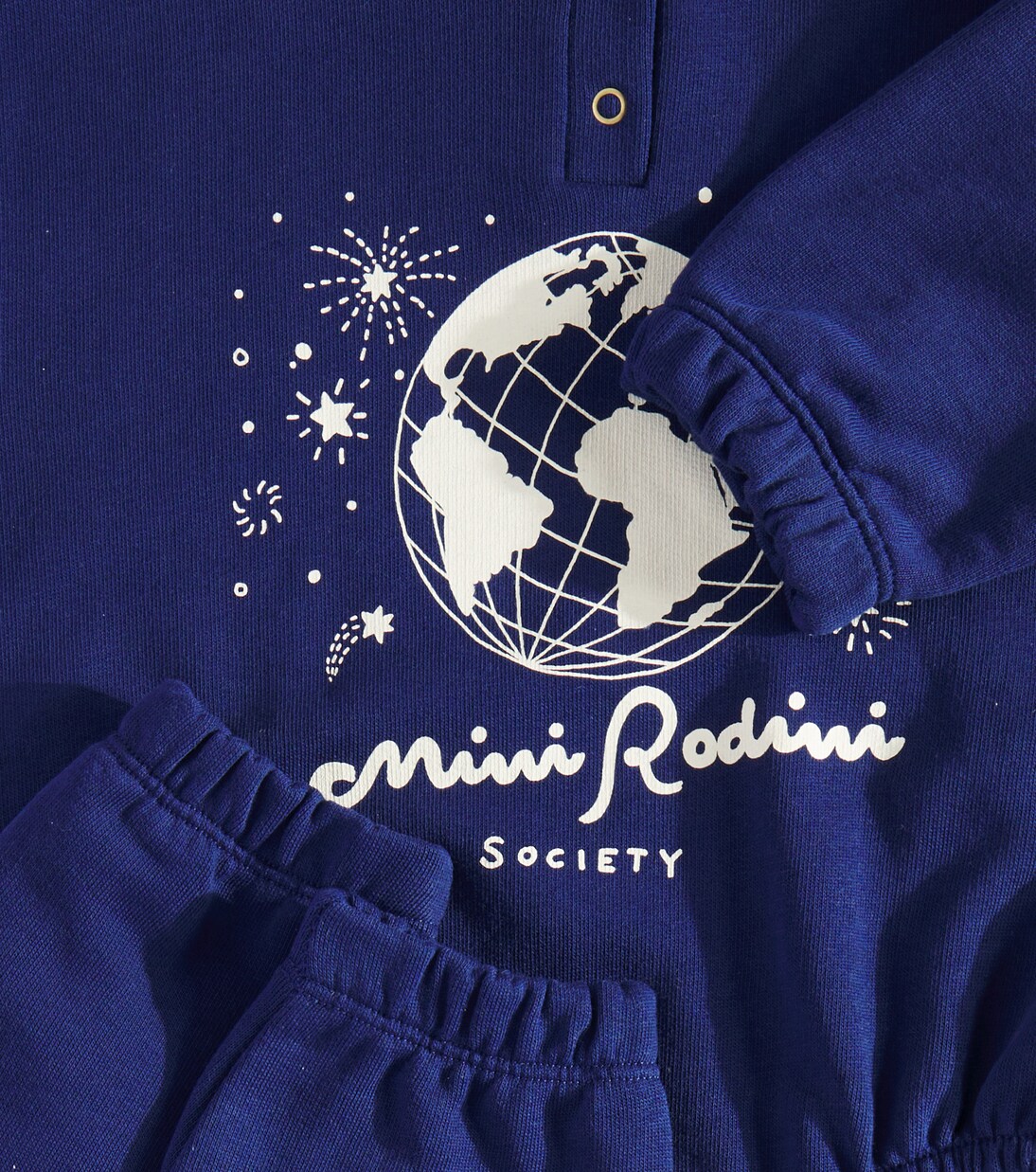 Baby Society cotton playsuit and pants set | Mini Rodini