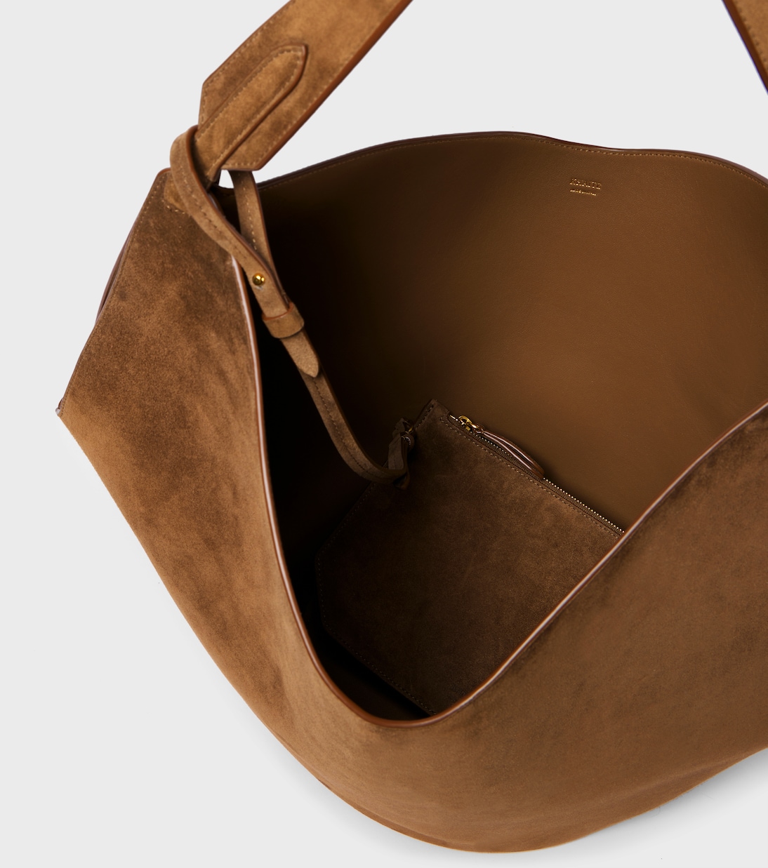 Lotus Medium suede tote bag | Khaite