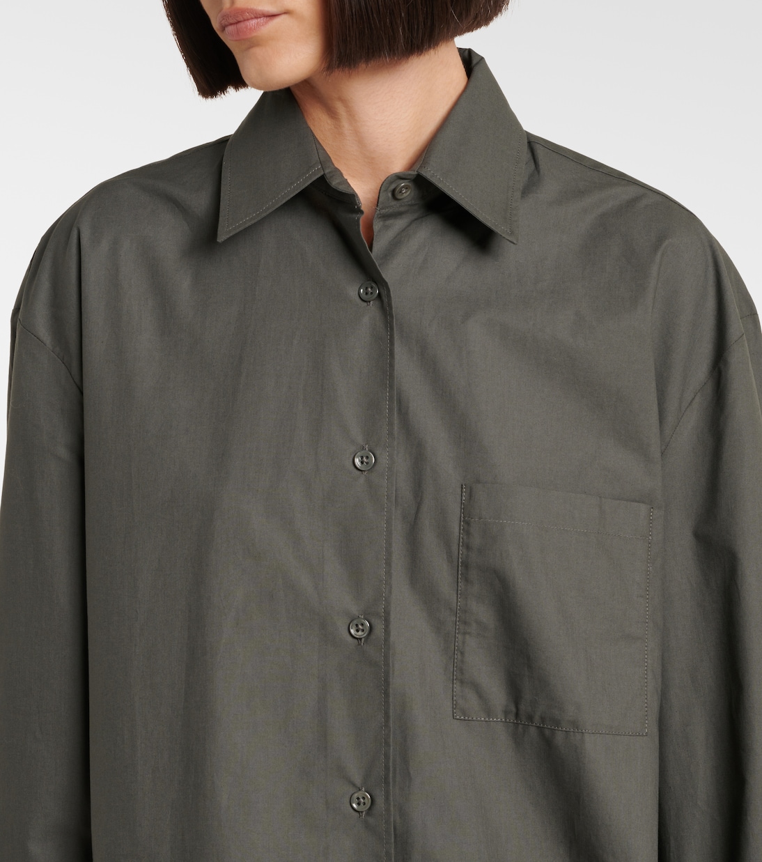 Helen cotton shirt | The Frankie Shop