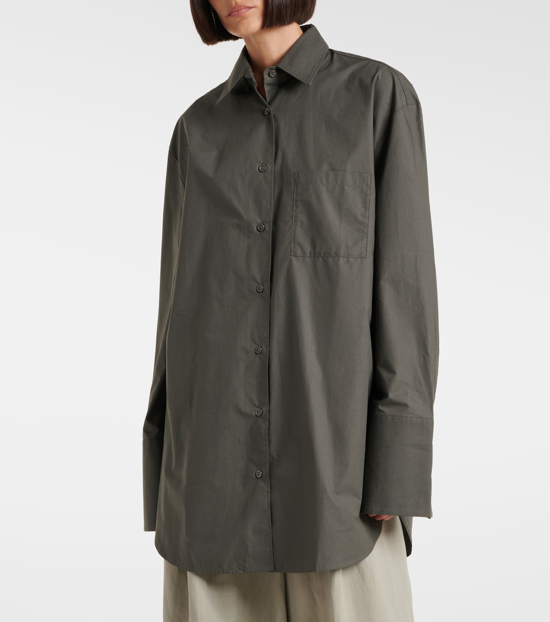 Helen cotton shirt | The Frankie Shop