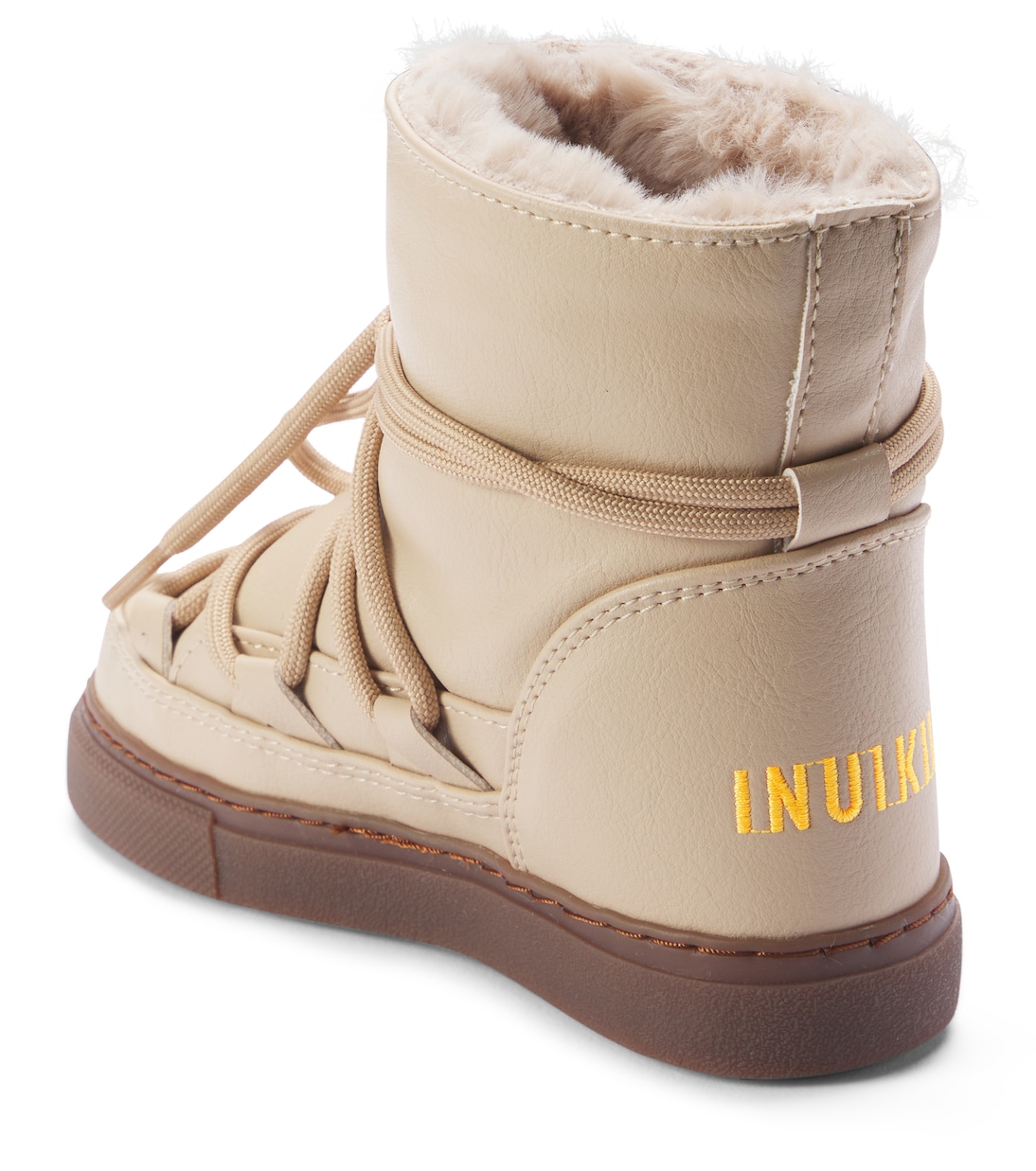 Grape faux leather snow boots | Inuikii Kids