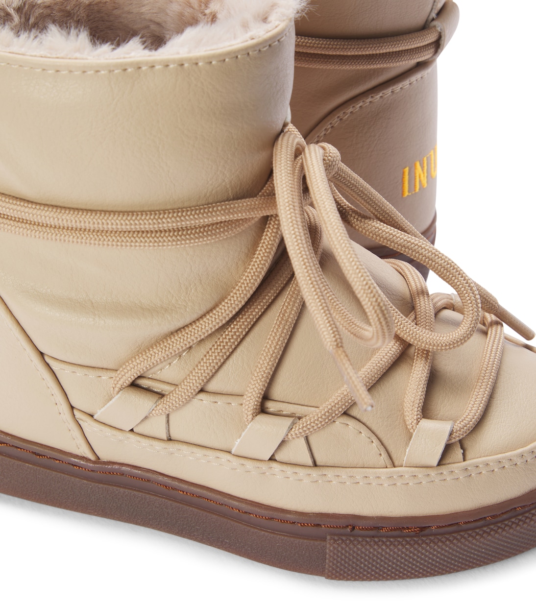 Grape faux leather snow boots | Inuikii Kids