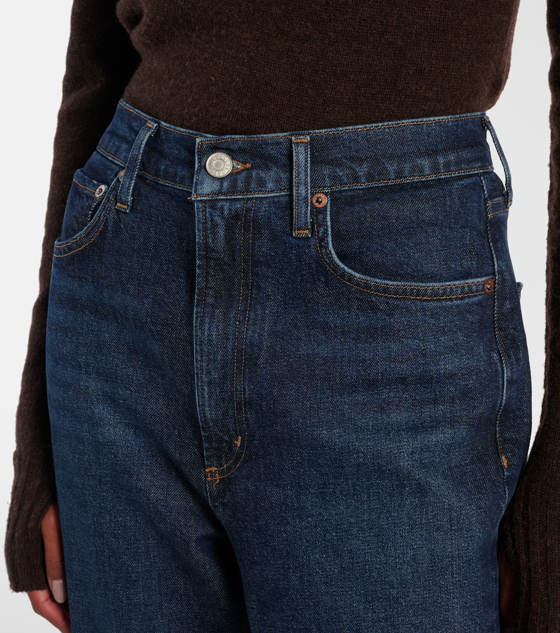 High-Rise Straight Jeans Stovepipe | Agolde