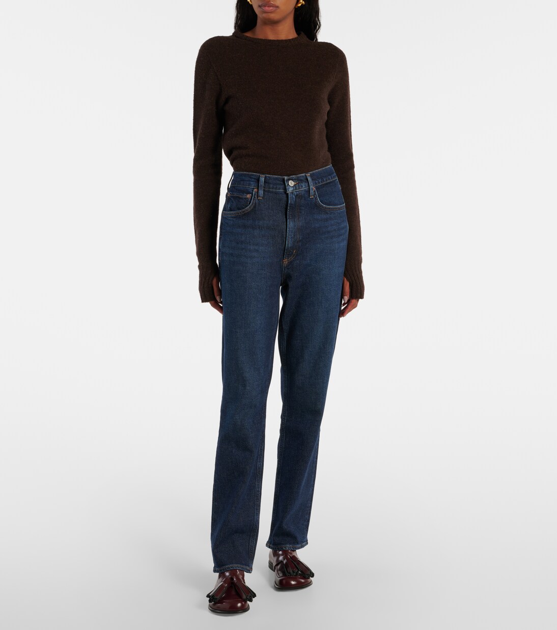 High-Rise Straight Jeans Stovepipe | Agolde